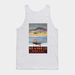 Grange-over-Sands - LMS - Vintage Railway Travel Poster - 1923-1947 Tank Top